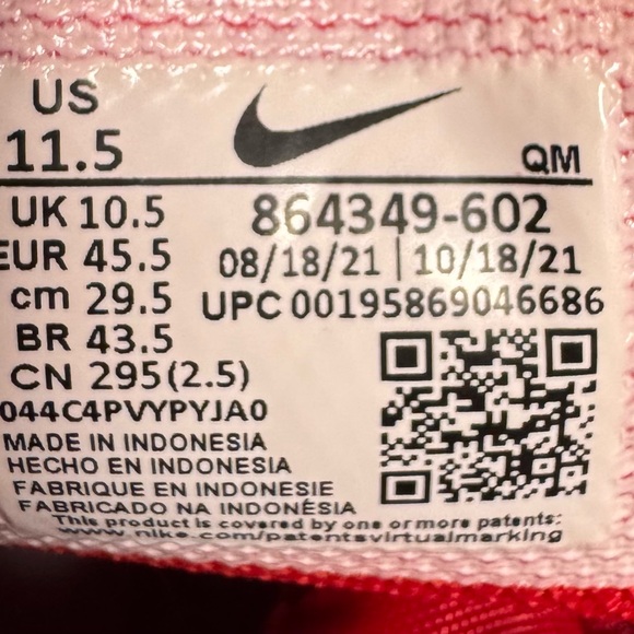 Size 11.5 - Nike Zoom Blazer SB Mid University Red NWOB - Picture 8 of 8